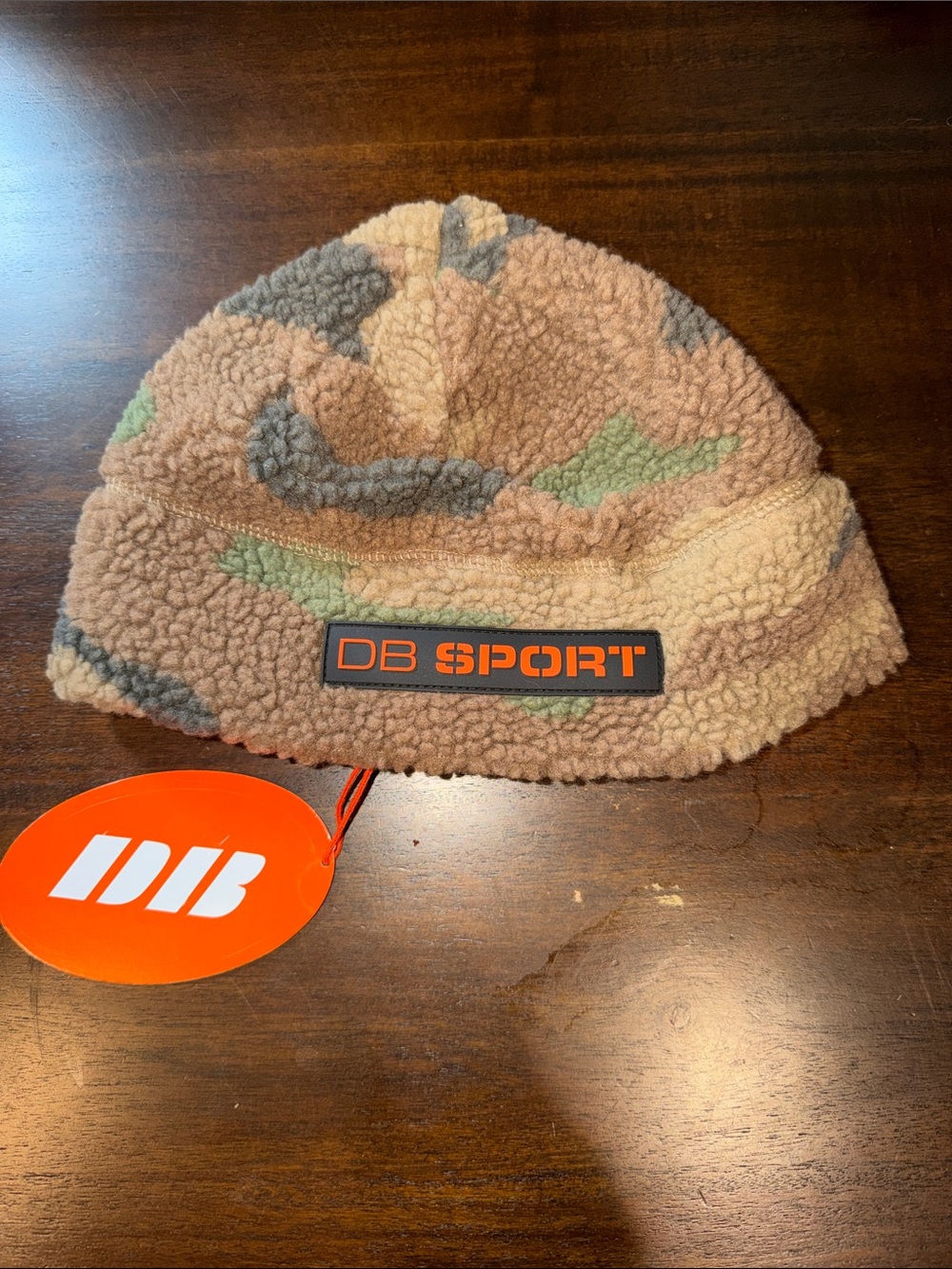 Dairy Boy: DB Sport Fleece Beanie in Camouflage